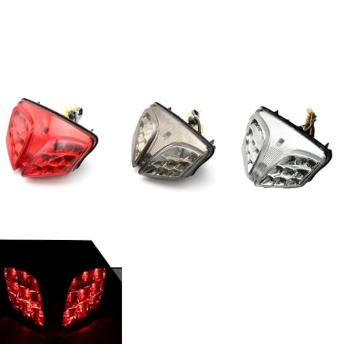 Feu stop arrière LED à clignotants intégrés pour GSX-R750 et GSX-R600 visibilité accrue