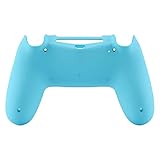 eXtremeRate Heaven Blue Soft Touch Game Improvement Replacement Parts Back Housing Cover, Custom...