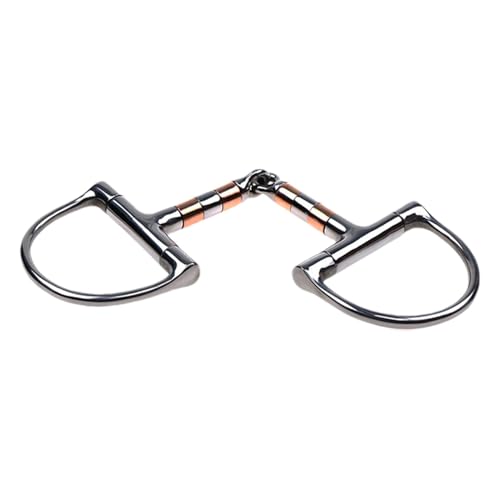 Mors chantilly rouleau cuivre et filet simple joint en acier inoxydable de filet
