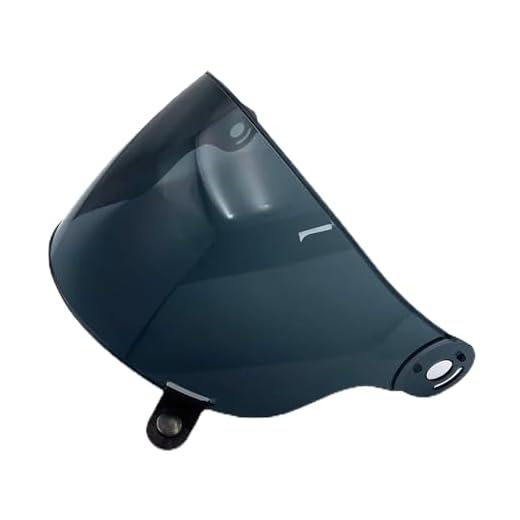 KWTN Motociclo Visiera parasole for casco da moto, adatta for occhiali Bell Bullitt, visiera protettiva for guida sicura(Schwarz)