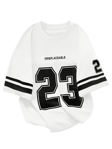 GORGLITTER Men's Baggy Jersey Shirt Y2k Graphic Oversized Tshirts Short Sleeve Summer Casual Streetwear T-Shirts2