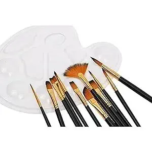 ECLET Art Brush Set for Artists, Painting Brushes Set of 12 Professional Round Pointed Tip Nylon Hair Artist Acrylic Paint Brush for Acrylic/Water Colour/Oil Painting Item 15