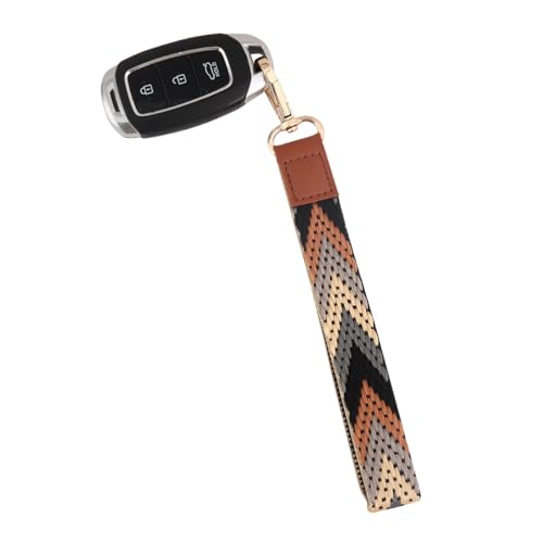 Wrist Lanyard for Keys Wristlet Lanyard Long and Mini Wristlet Strap Keychain for Women Man Car Keys Stretchy Keychain Holder, Original Elastic Anti-Drop Design
