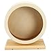 TusaMer Hamster Wheel 6 Inch Waterproof Moistureproof Stable Wooden Silent Hamster Wheel Silent Rat Gerbil Hedgehog Hermit Crab.