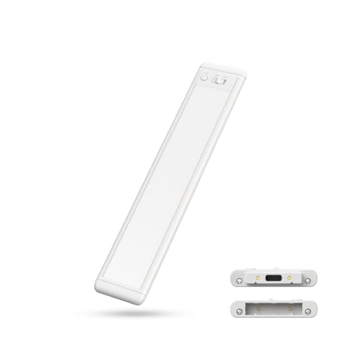 LAFAER 10 Inch Under Cabinet Lighting, Expandable LED Cabinet Light with Sensor Controls, Adjustable...