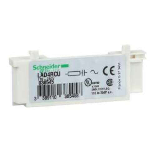 Módulos de antiparasitado circuito RC 110-240V para evitar averías en contactores TeSys D