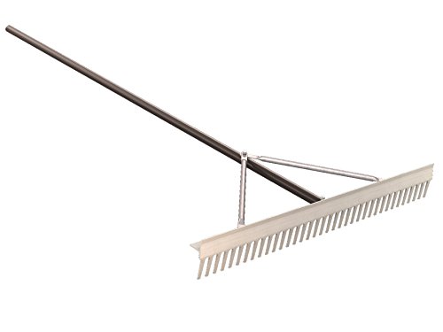 Rastrillo de jardín con cabeza de aluminio 36 pulgadas