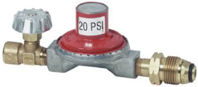 TotalTools Mueller Industries 112-551 High Pressure Liquid Propane Gas Regulator, Die Cast Zinc, Globe Valve, 250 PSI Max Inlet, 0-20 PSI Adjustable Outlet, 2,000,000 Btu Capacity, ANSI B2.1 Compliant