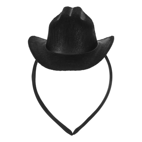 Bandeau haut-de-forme noir 13.5cm : accessoire déguisement réutilisable fêtes