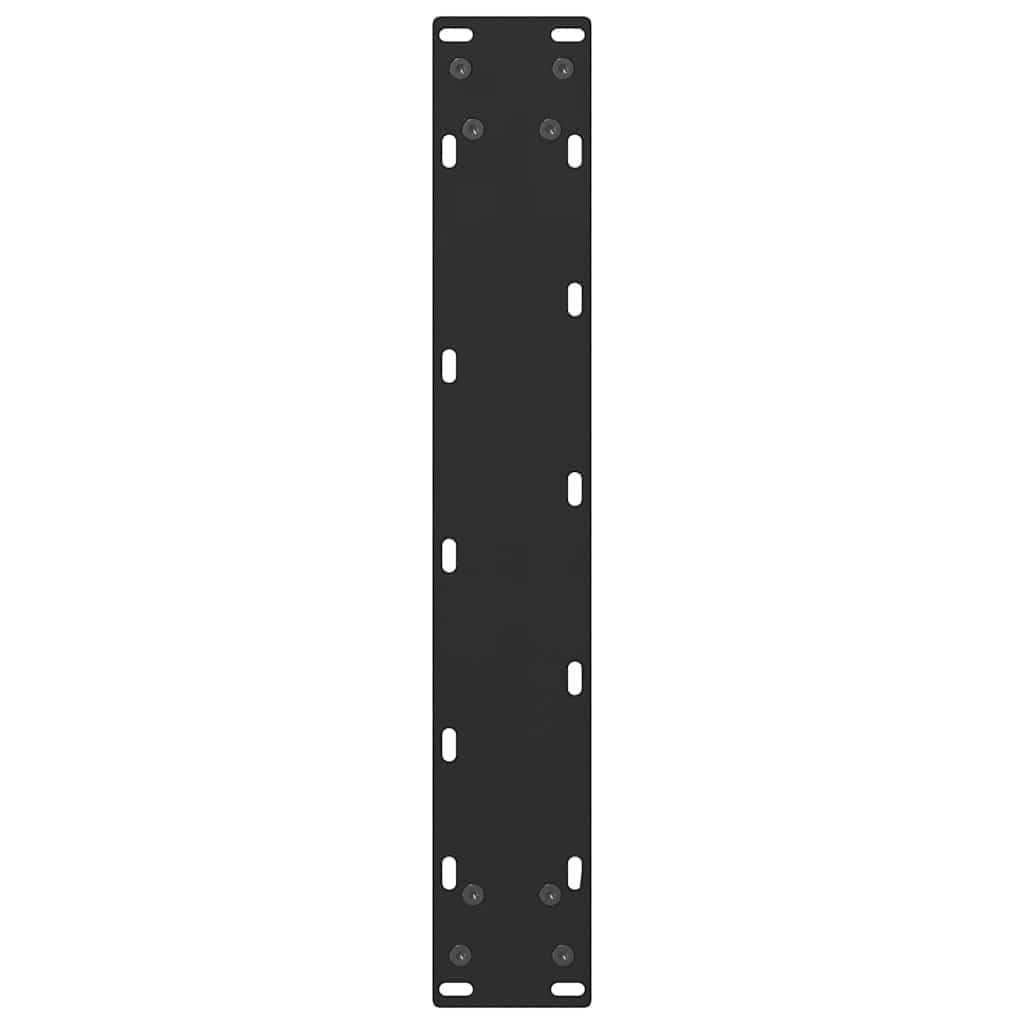 vidaXL Patas para Mesa de Bar Negras (2 Unidades, 40 x 90-91 cm, Acero)