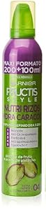 Garnier Fructis Style Espuma Hidra-Rizos 5 Acciones, 200 ml