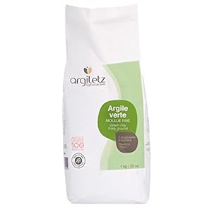 Argiletz Finely Ground Green Powder Clay 1kg by Argiletz
