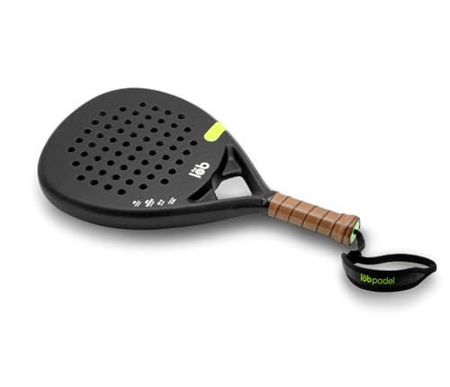Raqueta de Pádel de Fibra de Carbono Negra miniatura 4
