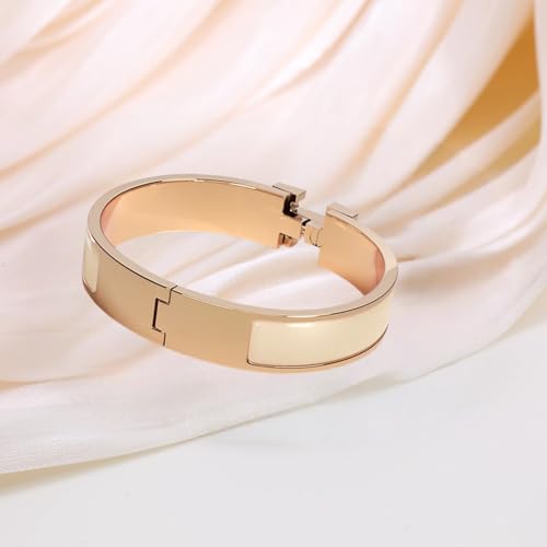 18K gold-plated ladies' bracelet, letter enamel bracelet, couple bracelet, fashionable gifts for Mother's Day, Valentine's Day, weddings and birthdays4