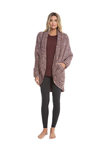 Barefoot Dreams CozyChic Cocoon Cardi Rosewood/Vintage Rose SM/MD (US 2-10)