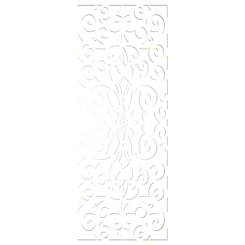Image of Buel Decorative Pierced Fretwork Wood Wall Panels, 13 3 /8 inchW x 34 3 /8 inchH x 3 /8 inchT, Birch