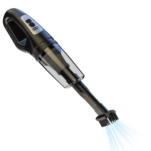 Generico Coche de cordón vacío - 5500 PA Potente coche de mano mano | Mano recargable debajo de la alfombrilla de piso de 50 dB, aspiradora de sofá para teclado