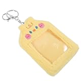 Clip pour porte-carte d'identité : le matériau est en peluche, en pvc et en acier inoxydable, ce qui peut bien protéger votre carte d'identité et toutes sortes de cartes, porte-badge