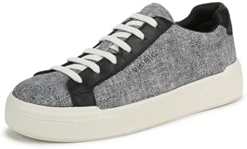 Vionic Damen Colbie Turnschuhe mit Schnürung, Weite Passform, Schwarzes Grau, EU 38