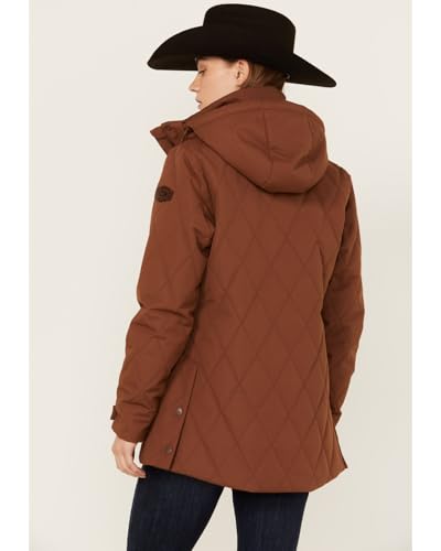 Cinch Women's Brown Barn Coat Brown4