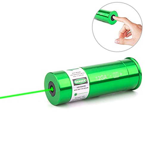 GOTICAL Green Laser Bore Sight 12g Boresighter with 3 Sets of Batteries - Durable Item