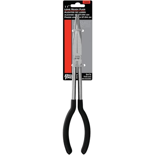 Image of Performance Tool 1433 Bent Tip Screwdriver with Cushion Grip Handle for Easy Access to Tight Spaces and Comfortable Use