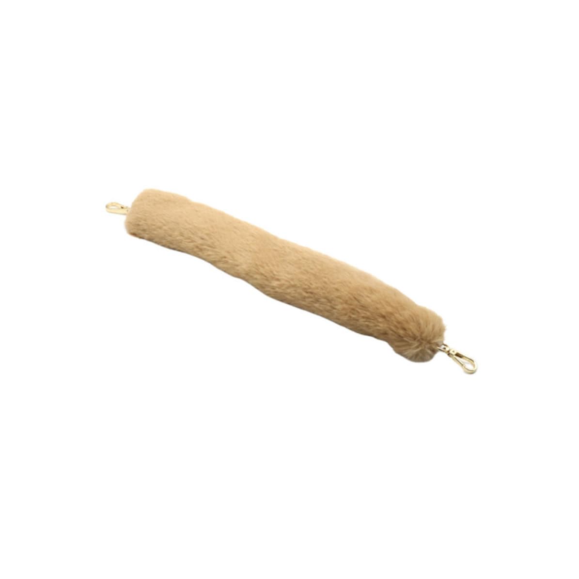 Correa corta para bolso de peluche cálido de 48cm ideal para tus paseos invernales