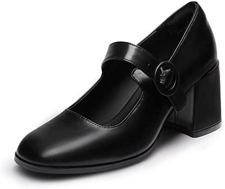 Zapatos pin up Mary Jane burdeos de cuero brillante – Tacón retro estilo años 50 para mujer