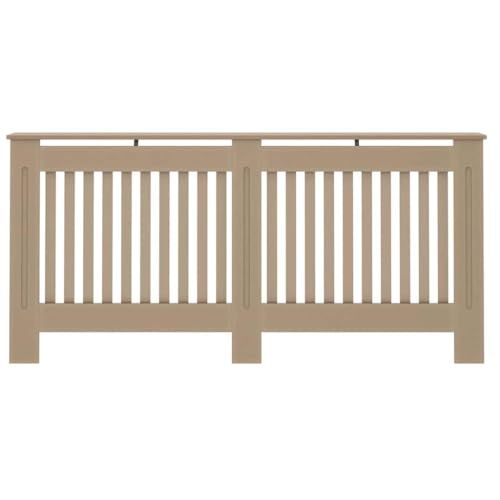 Cache-radiateur luxe chêne Sonoma vidaXL pour protection esthétique - 8