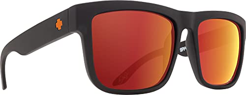 Image of Spy Optic Discord Dale Jr /Matte Black /Hd Plus Gray Green /Orange Spectra Mirror One Size