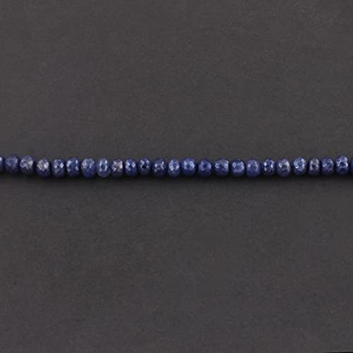 Saphir bleu rondelles facettées 5-7mm LKBEADS pour créer un collier d'été fait main