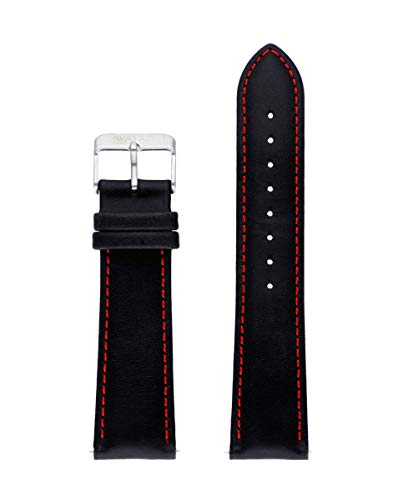 WATXANDCO Correas Modelo Leather Race/Black&Red / 44mm. Marca