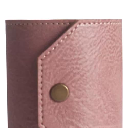 Cash Wrap Wallet with Clasp Organizer Lightweight Fashion Handy Purse Bands Leather Money Clip Holder for Business Trip Shopping Men Women for Bills, Slim Pocket Money, Purple3