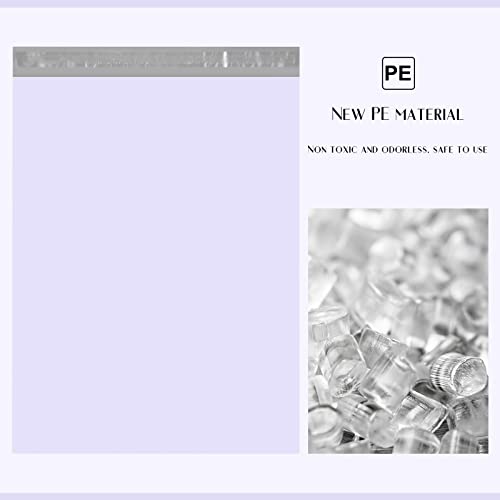 Image of Metronic Large Poly Mailers 14.5x19 50PC, Waterproof Shipping Bags for Clothing, Tear-resistant Mailers Poly Bags for Small Business Suppliers, Strong Ahensive Self Seal Mailing Bags in Lilac Purple