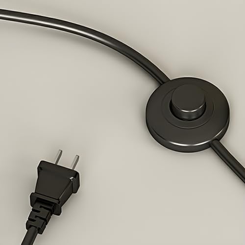 Unique Floor Lamp with Iron Shade and Foot Switch Modern Floor Light for Stylish Indoor Lighting 3 Color Temperatures - 110V-120V Red