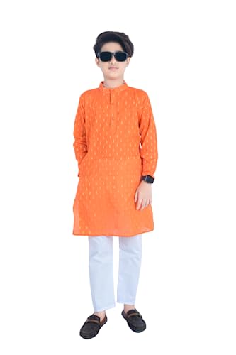 Image of Trendy and Stylish Printed Kids Kurta | Butik Designs for Fashionable Children