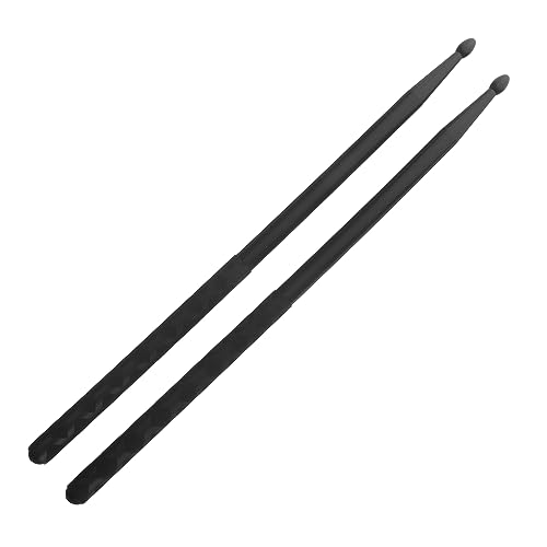 Baquetas de Nylon Antideslizantes para Batería Color Negro miniatura 1