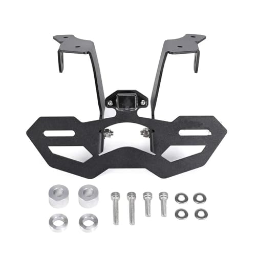 �o�C�N �i���o�[�t���[�� CFMOTO 450MT 2024�ɓK�� �I�[�g�o�C�i���o�[�v���[�g�z���_�[ �t�F���_�[�G���~�l�[�^�[ �e�[���t���[�� LED���C�g CF-MOTO MT450 IBEX 450 MT 2025�ɓK�� �o�C�N�p �i���o�[�v���[�g�z