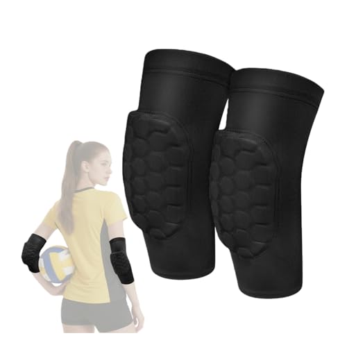 Peabownn Volleyball Elbow Pads Youth 2XS-XL -Breathable Elbow Protector for Teenagers Men and Women Dancing Skating Football arm pads S