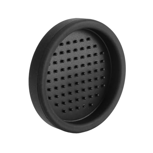 DIBTSA Tamper Mat, Mini Silicone Countertop Espresso Tamping Mat, Cup Mat, Barista Tools, Espresso Accessories, Round, Black