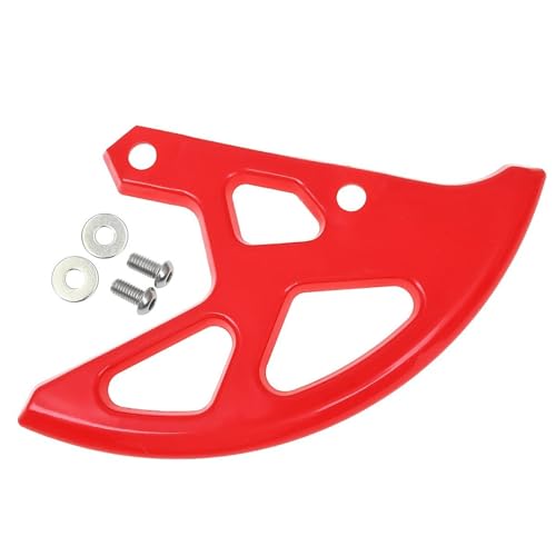 Protecteur de disque frein arrière rouge Honda pour vos sorties tout-terrain sur CRF 450RX