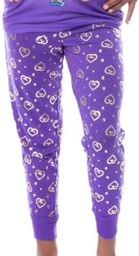 INTIMO Polly Pocket Girls' Animated Series Heart Shirt Pants Jogger Pajama Set - Image 4