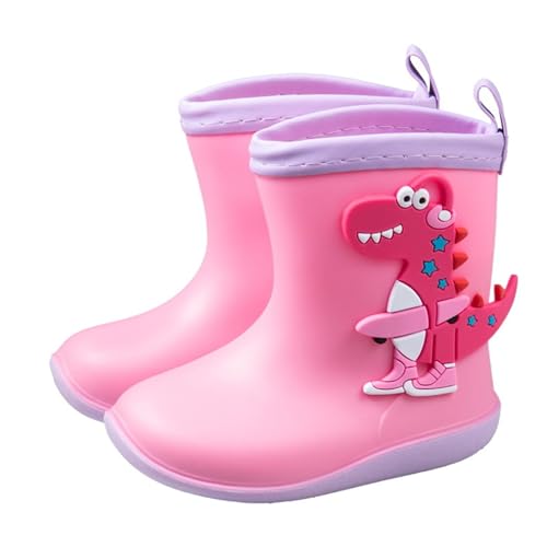 Generic Children's Cartoon Dinosaurs Rain Boots Print Rain Boots Non Slip Children Water Shoes Boys House Boots