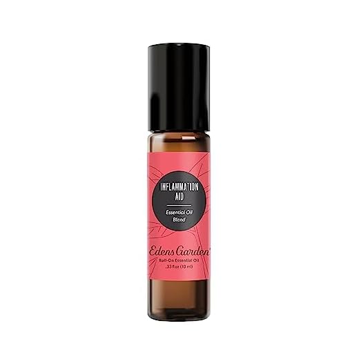 Edens Garden Inflammation Aid Essential Oil Blend, Best for Swelling, Arthritis & Joint Pain, 100% Pure & Natural Premium Best Recipe Therapeutic Aromatherapy Essential Oil Blends 10 ml Roll-On