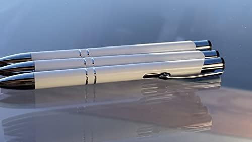 SpoonFromTheMoon Personalised Custom Metal Pen + Black Gift Box, Your Logo on Pen, Laser Engraved Pen, Personalised Engraved Ballpoint Pen, 13 colors, Personalised gift
