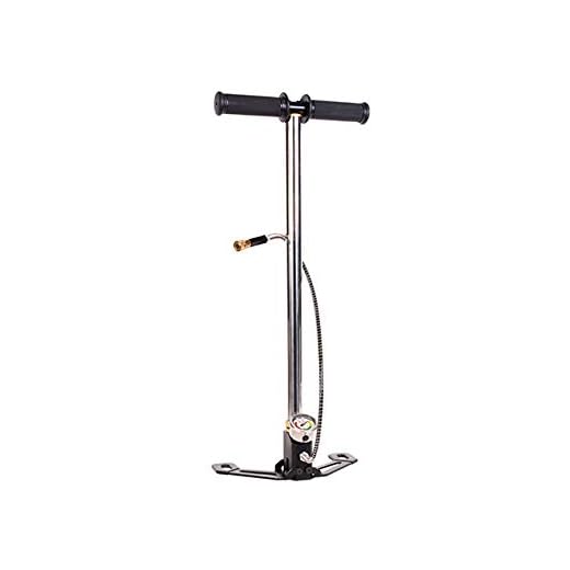 DIANA PCP Handpumpe für Pressluftwaffen 300 BAR 4.500 psi mit Tasche Foster 1/8BSP Hochdruck Handpumpe Standpumpe mit Manometer für Luftgewehr Luftpistole Paintball Pressluft Reifen Hochdruckluftpumpe