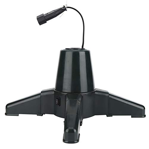 Fockety Rotierender Weihnachtsbaumständer, 6-7 Fuß hoher künstlicher Baum, Verstellbarer 360° elektrisch drehbarer Baumständer, 0,87-Zoll-Stange, Weihnachtsbaumhalter mit 3 Einstellungen(16in)