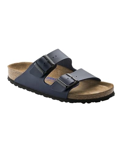Image of Birkenstock Unisex Arizona Navy Birko-flor Sandals - 11-11.5 B(M) US Men