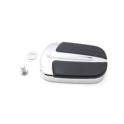 Coussinet de pédale chromé grand format pour moto custom FLS/FLTRX