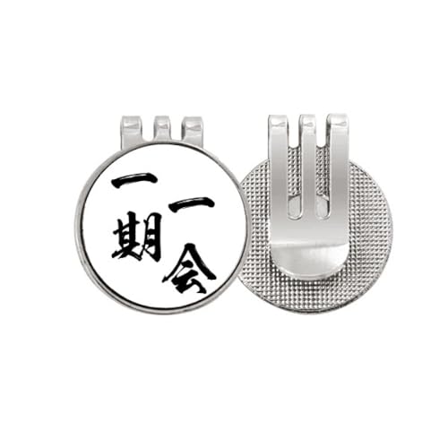 Cadeau golf idéal avec ce marker de golf japonais en émail et clip magnétique